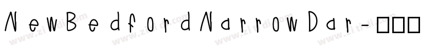 NewBedford NarrowDar字体转换